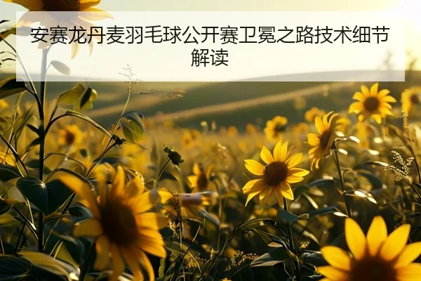 安赛龙丹麦羽毛球公开赛卫冕之路技术细节解读